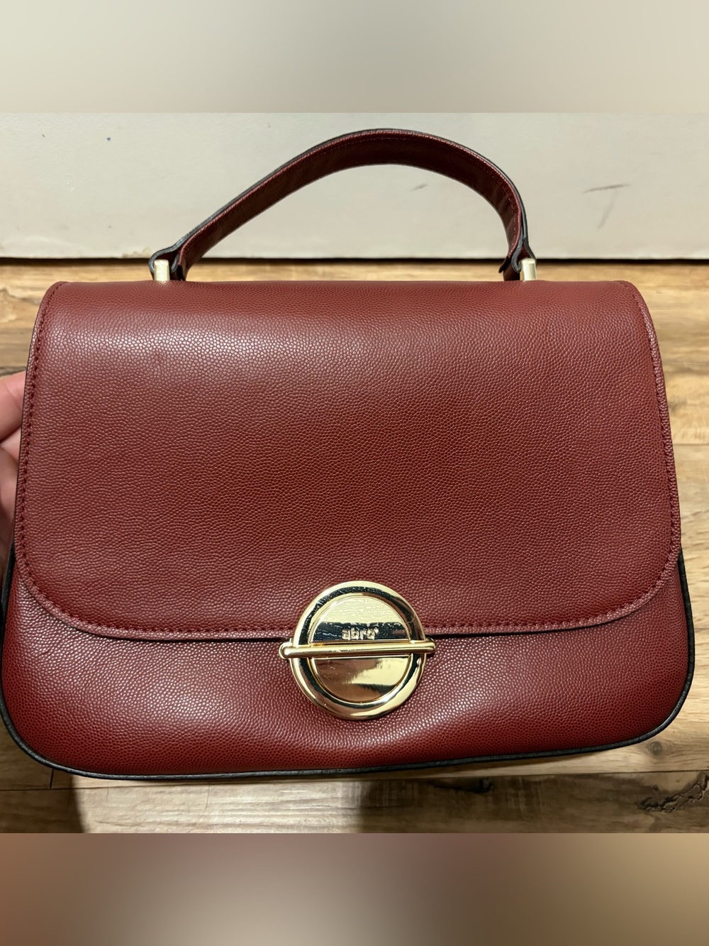 ABRO Burgundy Top-Handle Women's Bag